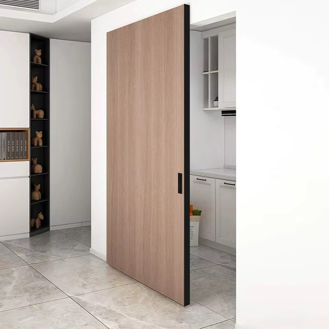 درب ریلی روکار با ریل مخفی magic door